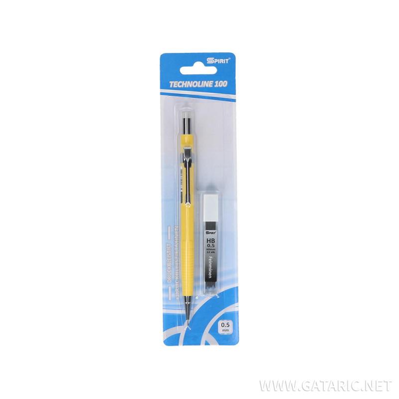 Mechanical Pencil ''Technoline 100''+ HB 0.5 Mine 