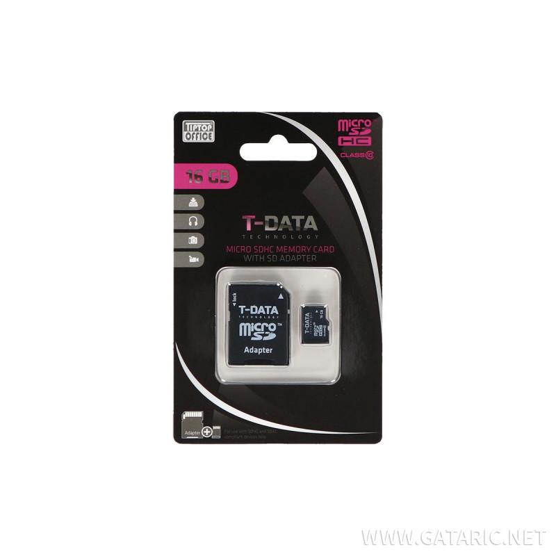 Memory card, 16GB + Adapter 