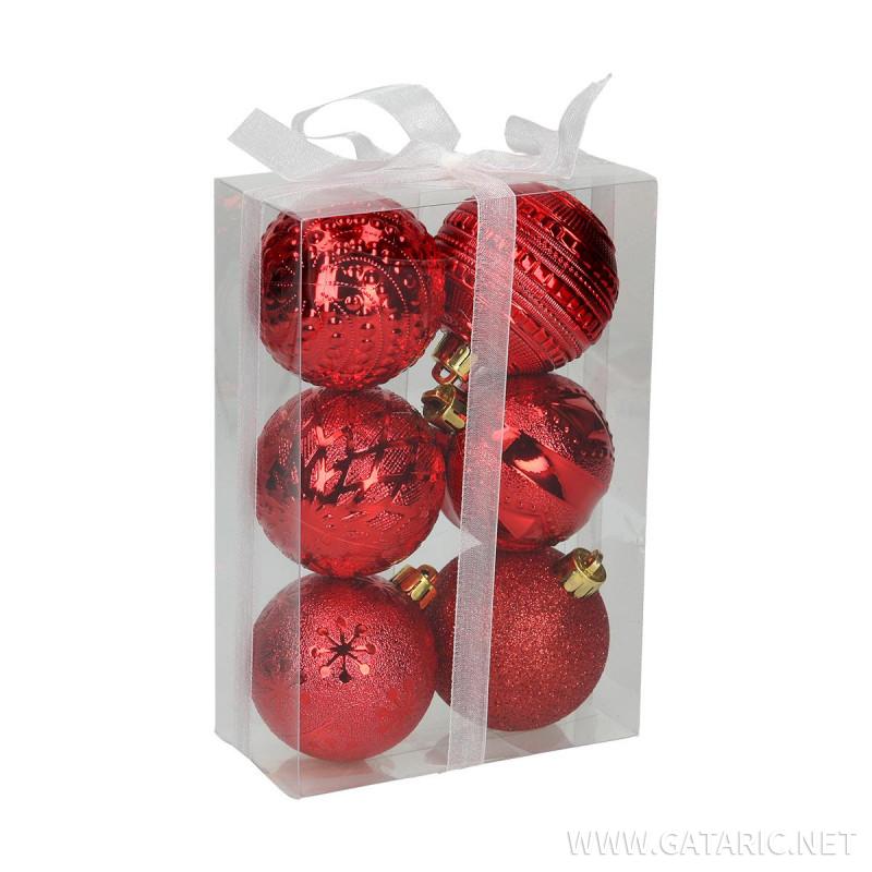New Year Ball set 6cm, 6/1