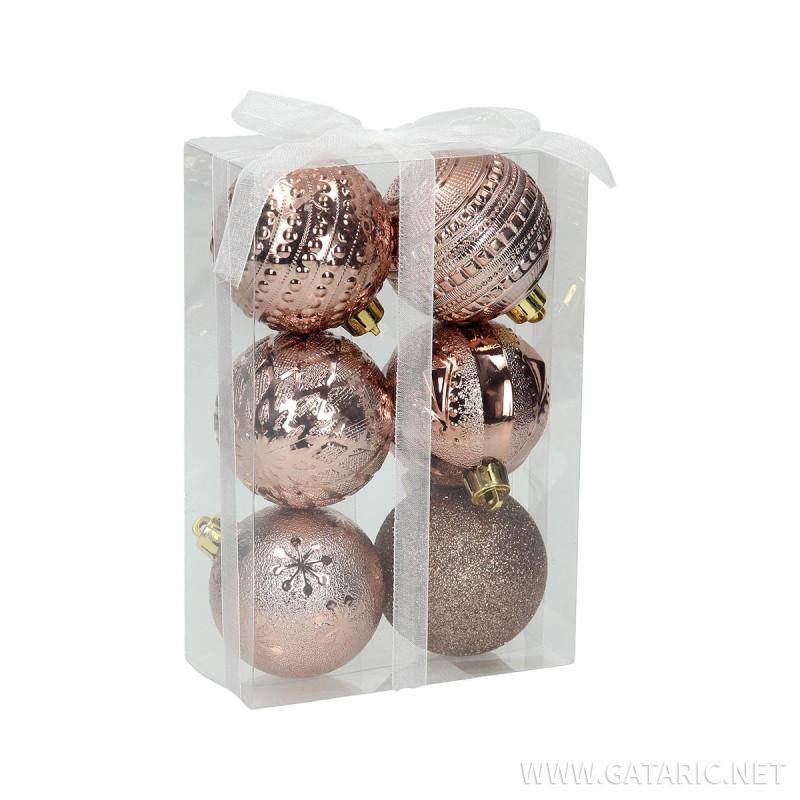 New Yer Ball set 6cm, 6/1