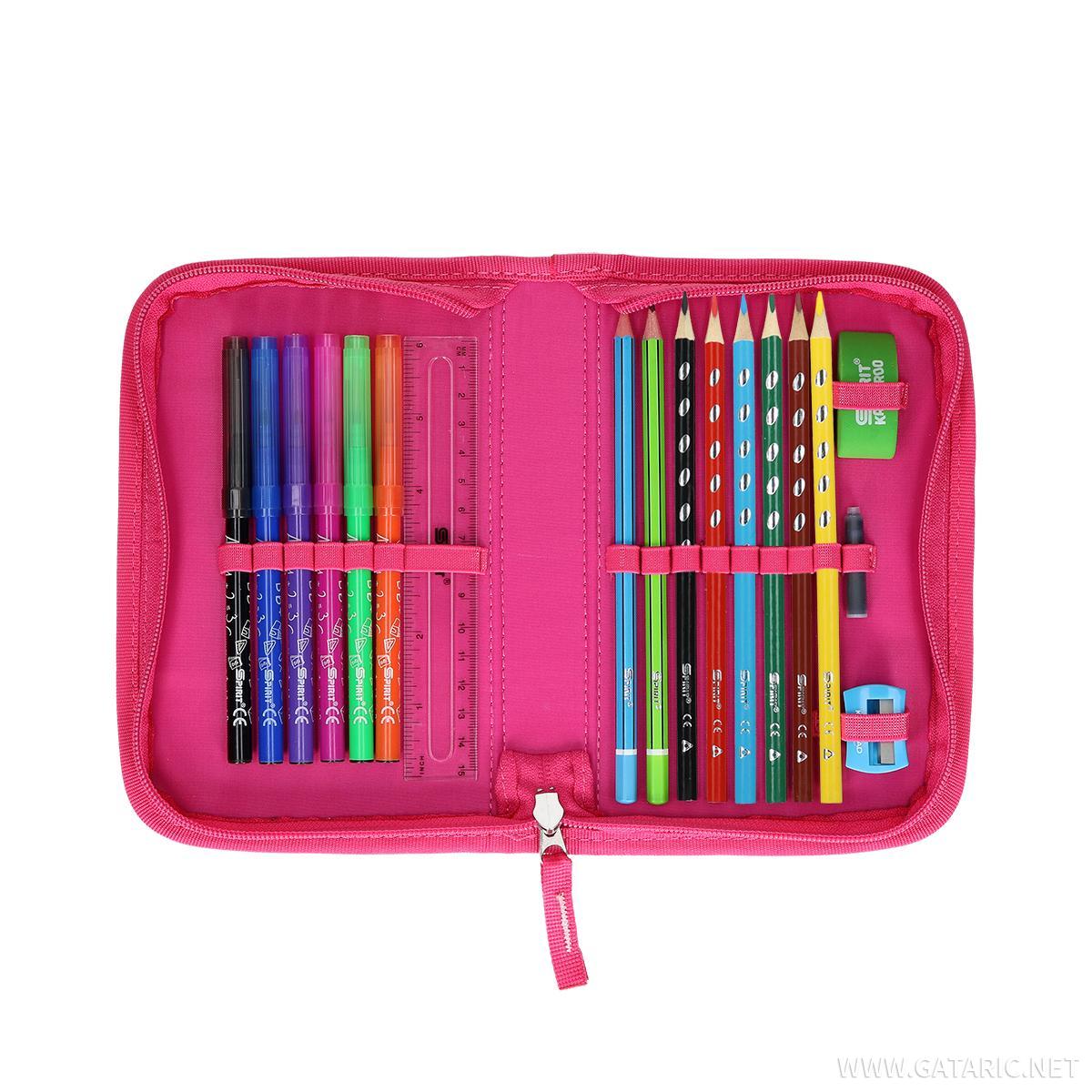 School bag set ''Unicorn'', LED lock buckle
