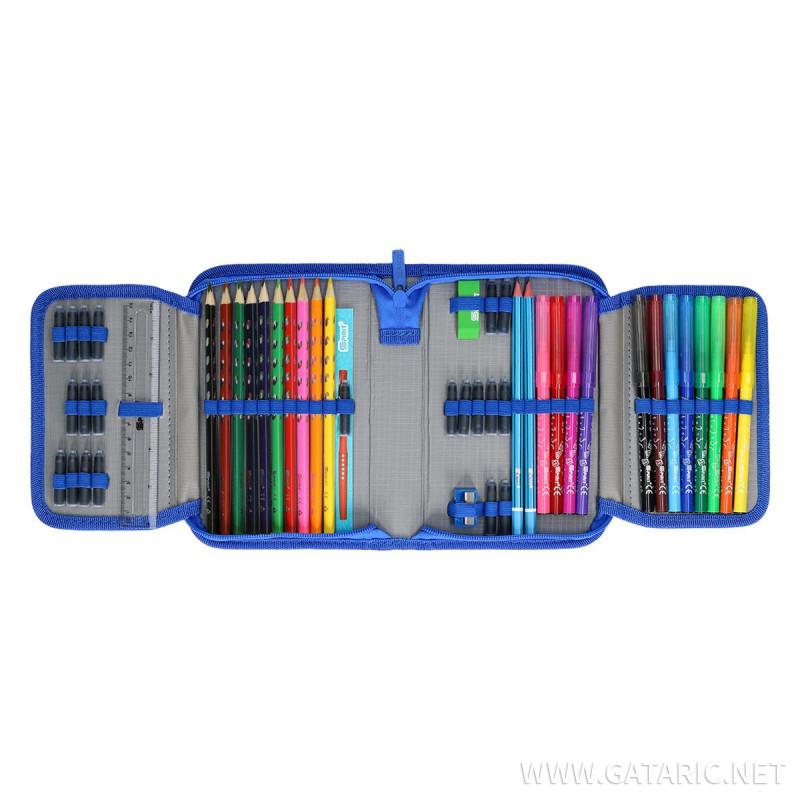 Pencil case 3D ''FOOTBALL'' 1-Zipper, 50-pcs 