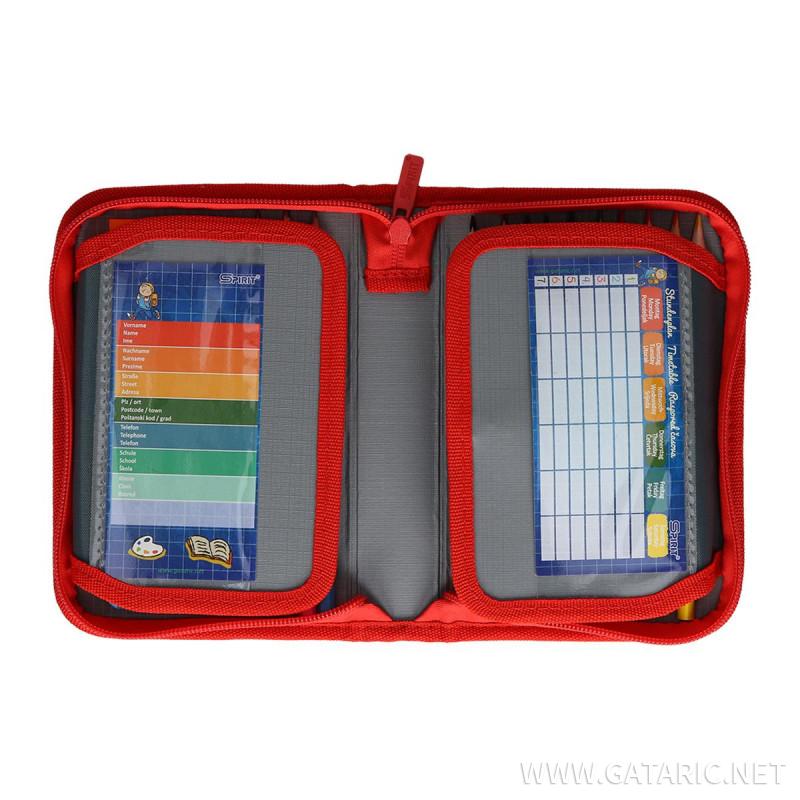 Pencil case 3D ''FORMULA'', 1-Zipper, 28-pcs
