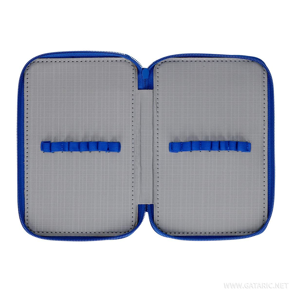 Pencil case 3D ''FOOTBALL GOAL'', 3 zipper