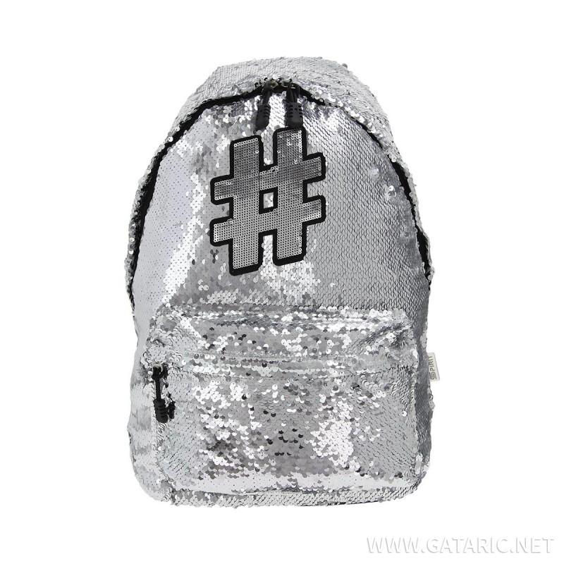 Backpack ''HASHTAG SILVER''