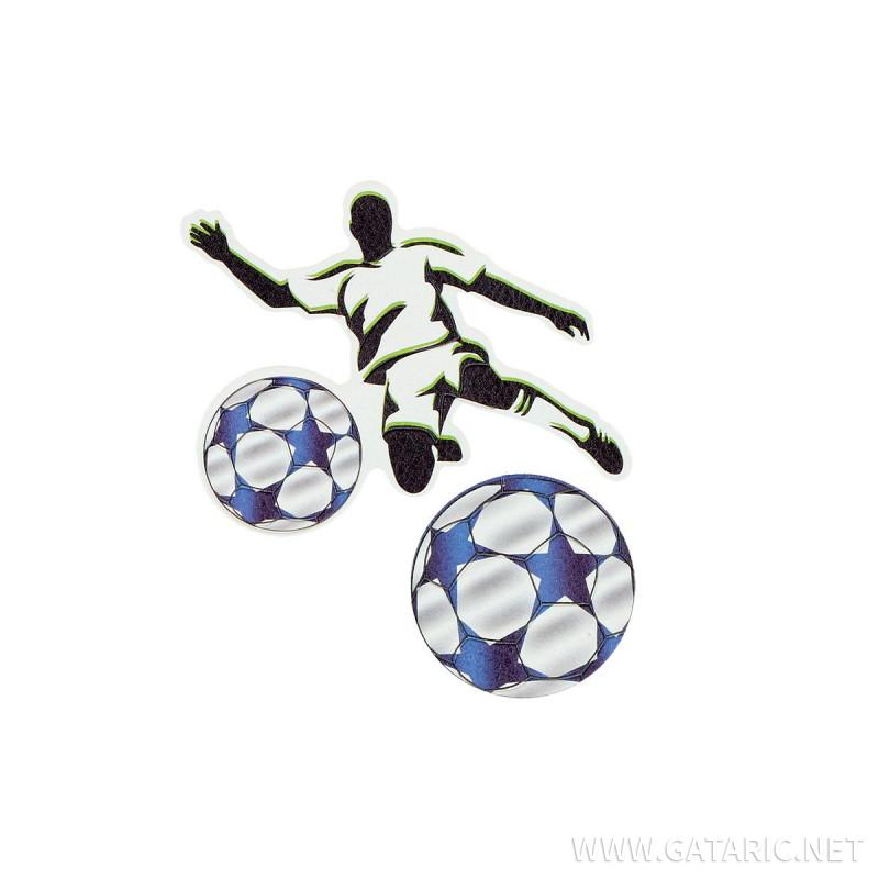 Aufkleber ''FUßBALL PLAYER'' Patch Me, 2/1 (Blister) 