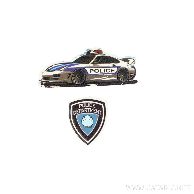 Stiker ''POLICE'' Patch Me, 2/1 (Blister) 