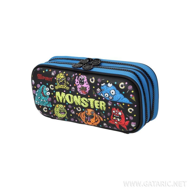 Prazna pernica 3D ''Monster'', 1-Zip L 