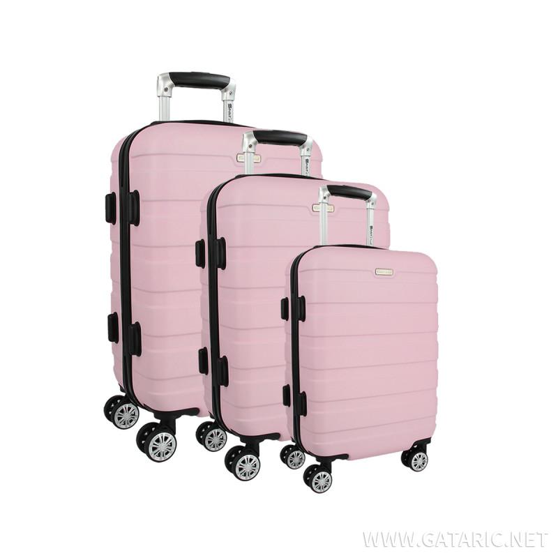 Trolley Case Set ''Skymate'' 3/1, Pink 