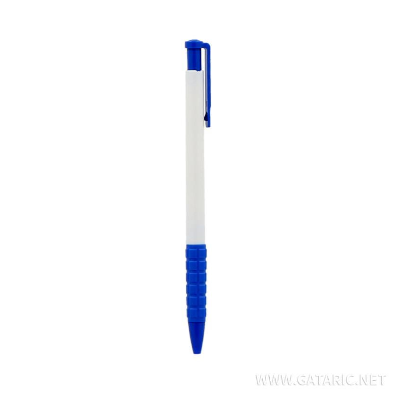 Hemijska olovka Smart, 0.7mm, Bela/Plava 
