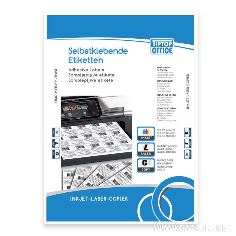 Self-adhesive labels 105x99