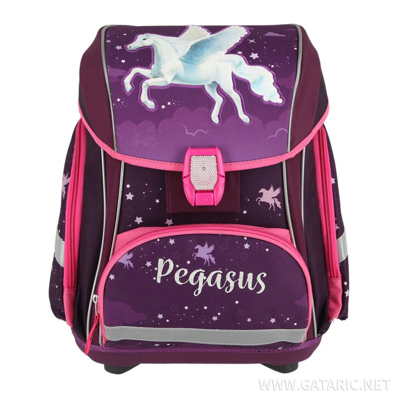 School bag set ''PEGASUS 3D'' SMART 5-pcs (LED buckle) 