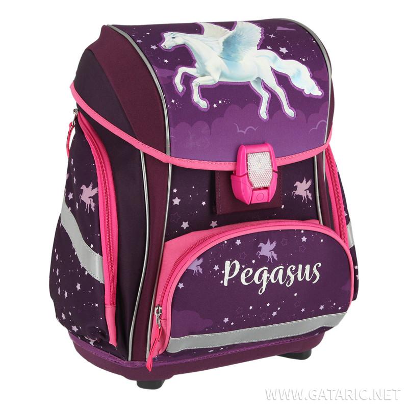 School bag set ''PEGASUS 3D'' SMART 5-pcs (LED buckle) 