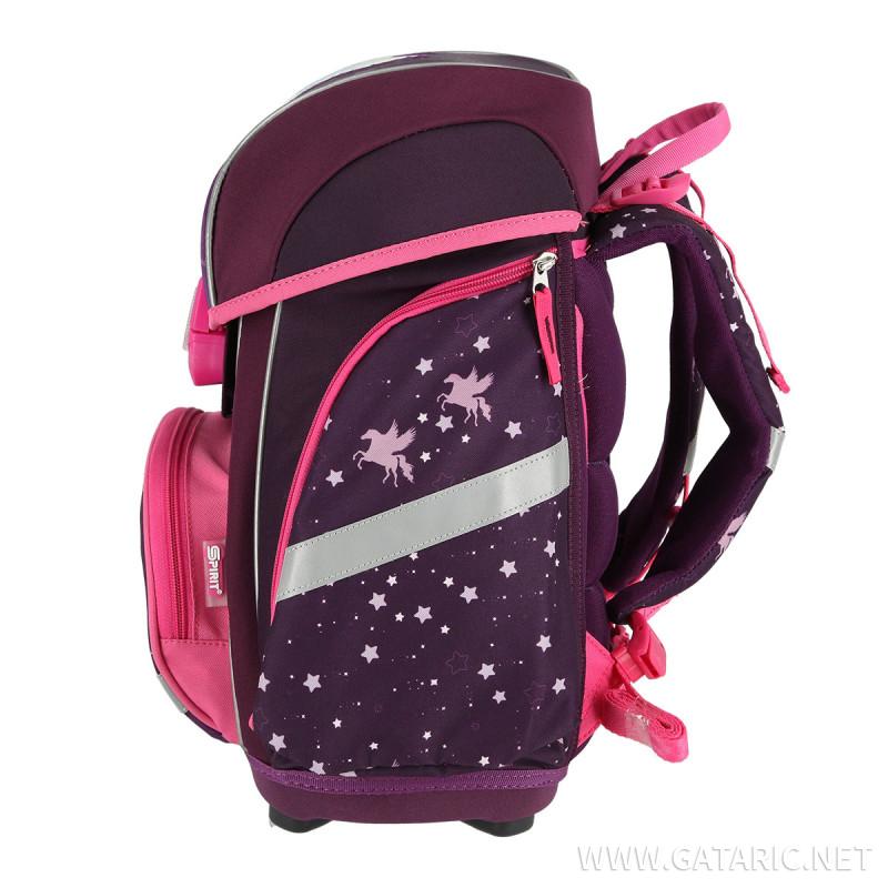School bag set ''PEGASUS 3D'' SMART 5-pcs (LED buckle) 