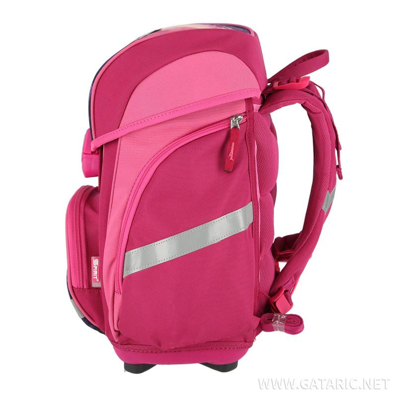 School bag set ''MAGIC UNICORN 3D'' SMART 5-pcs (LED buckle)