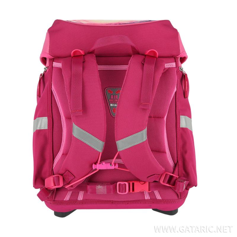 School bag set ''MAGIC UNICORN 3D'' SMART 5-pcs (LED buckle)