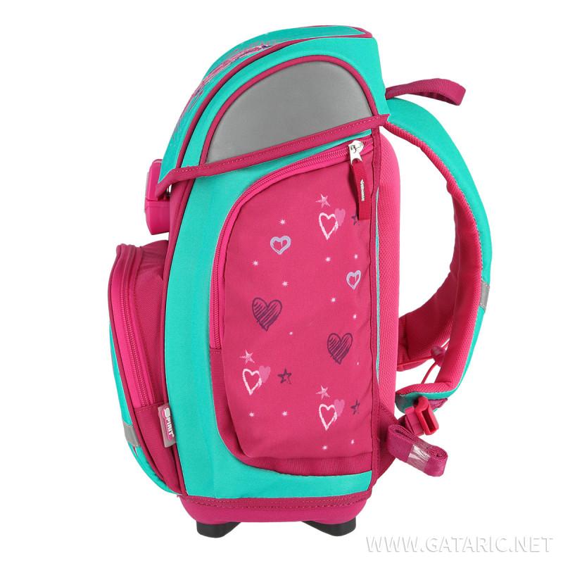 School bag set ''HORSE''MAXX 5-Pcs (LED buckle)