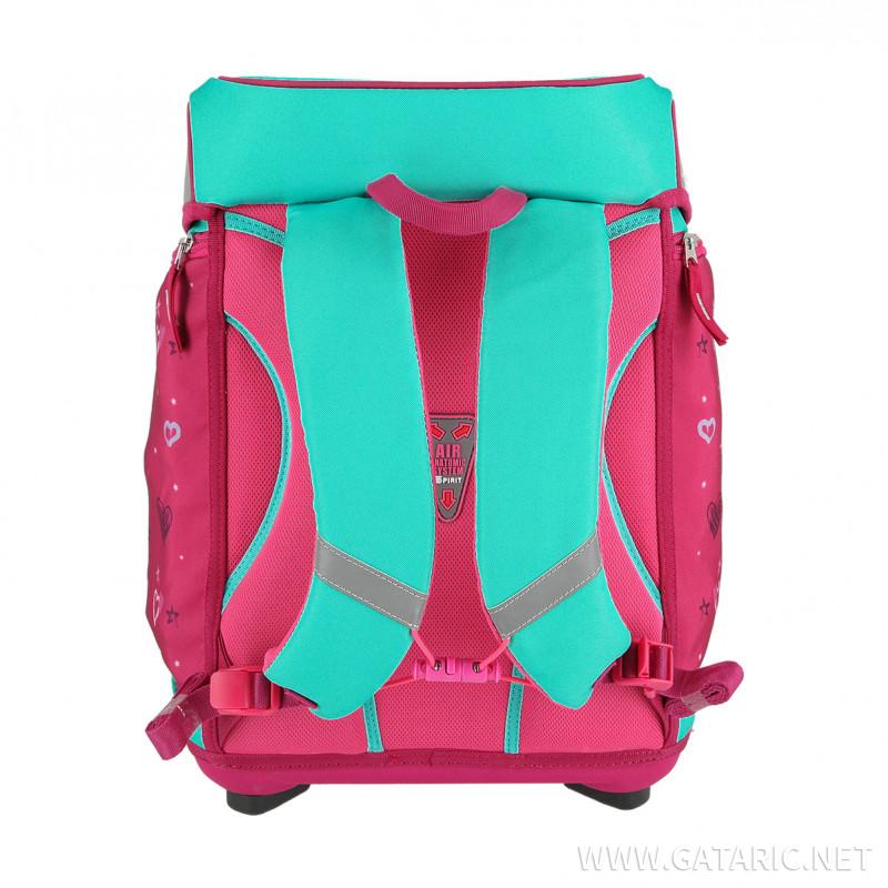 School bag set ''HORSE''MAXX 5-Pcs (LED buckle)