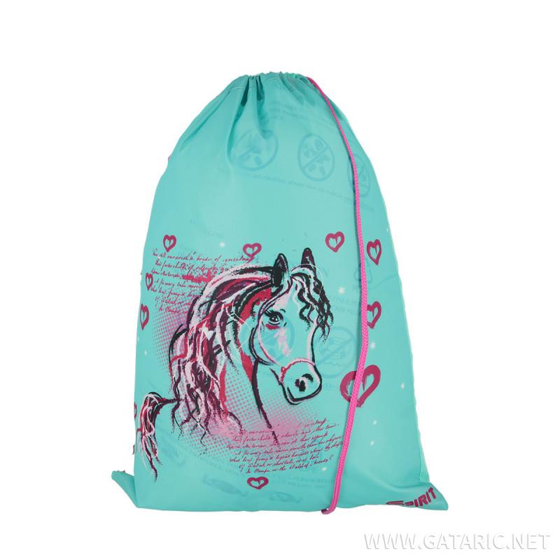 School bag set ''HORSE''MAXX 5-Pcs (LED buckle)