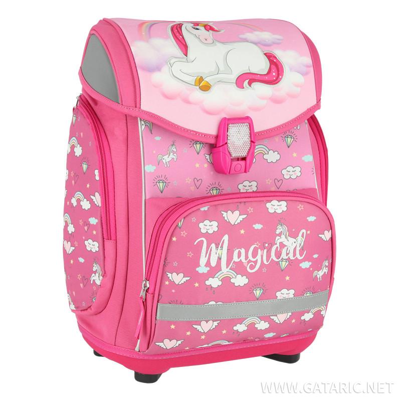 School bag set ''UNICORN'' MAXX 5-pcs (LED buckle) 