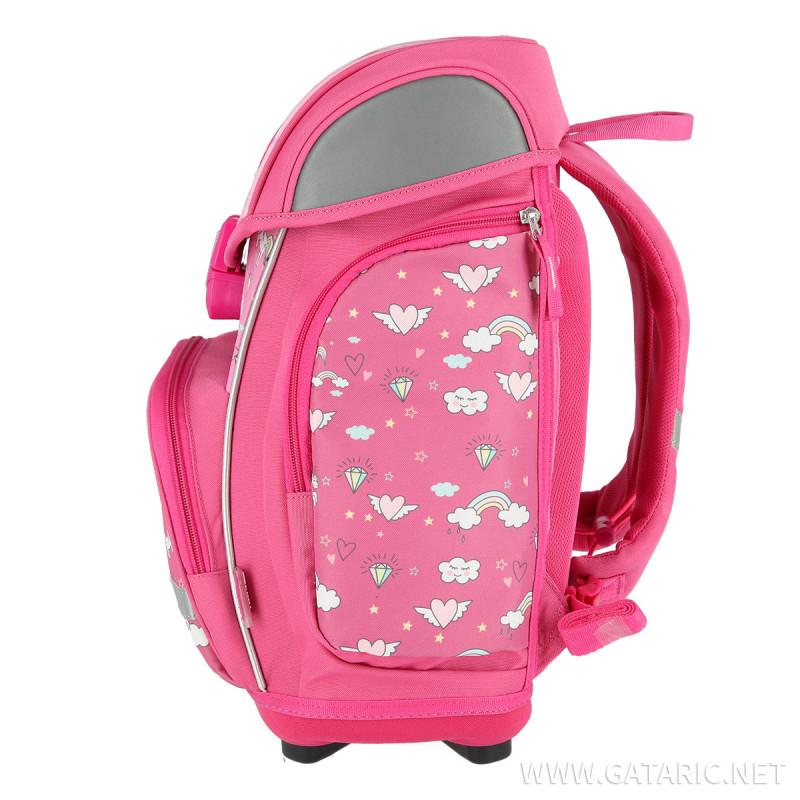 School bag set ''UNICORN'' MAXX 5-pcs (LED buckle) 