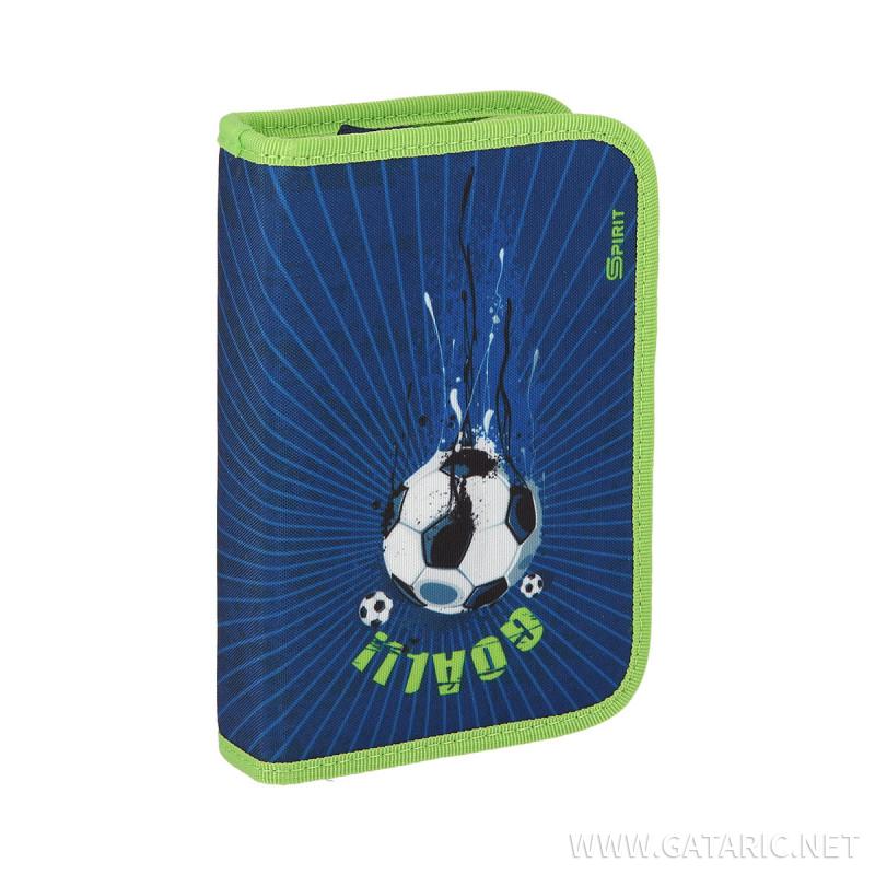 School bag set ''FOOTBALL GOAL 3D'' SMART 5-Pcs (LED buckle) 