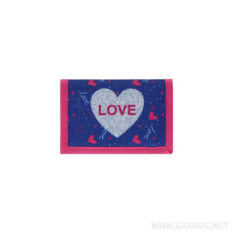 Kids wallet ''LOVE HEART'' 