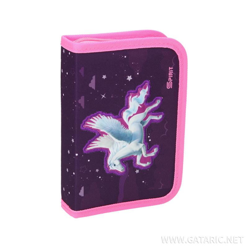 Pencil case 3D ''PEGASUS'', 1-Zipper, 24-pcs