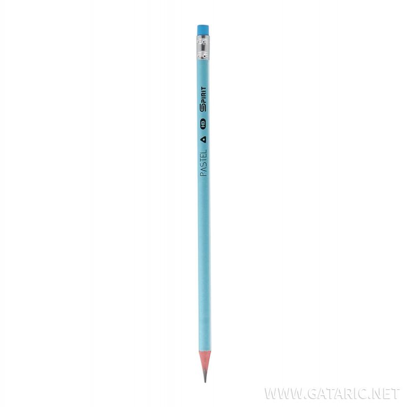 Wooden Pencils with Eraser ''Pastel'', 1/1