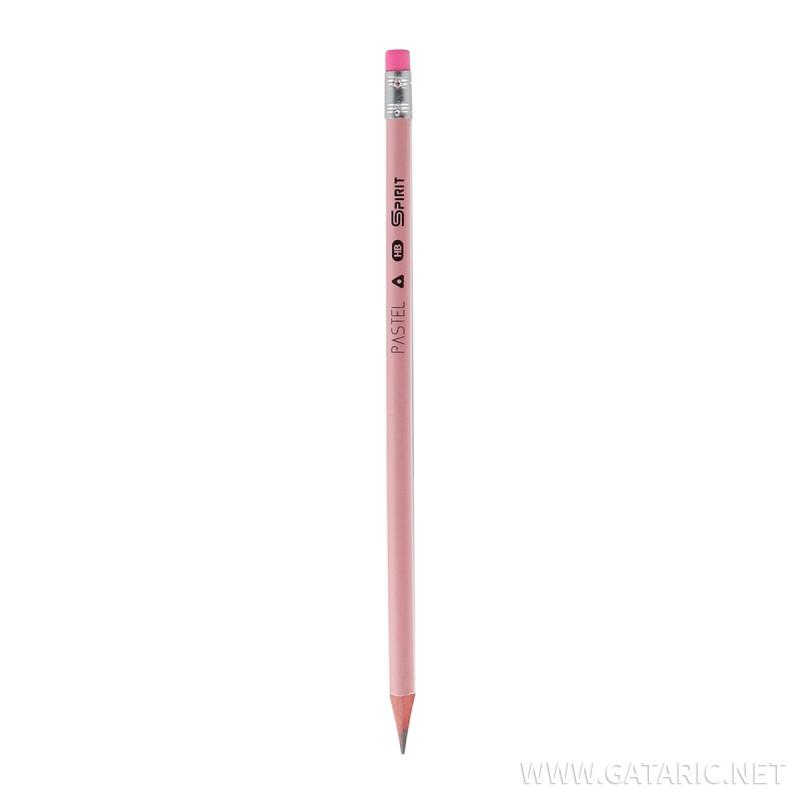 Wooden Pencils with Eraser ''Pastel'', 1/1