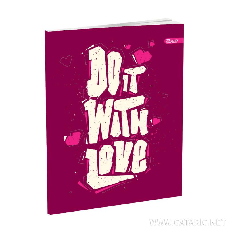 School Notebook A4, Soft cover, Lines, Quotes II, 52 Sheets