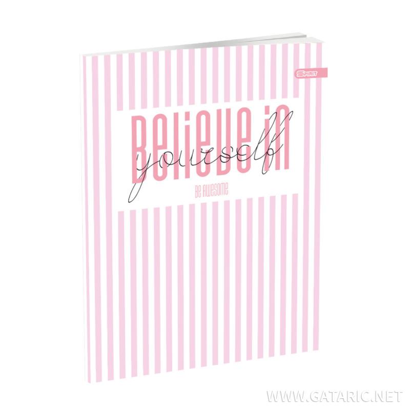 School Notebook A5, Soft cover, Squared, Quotes II, 52 Sheets 