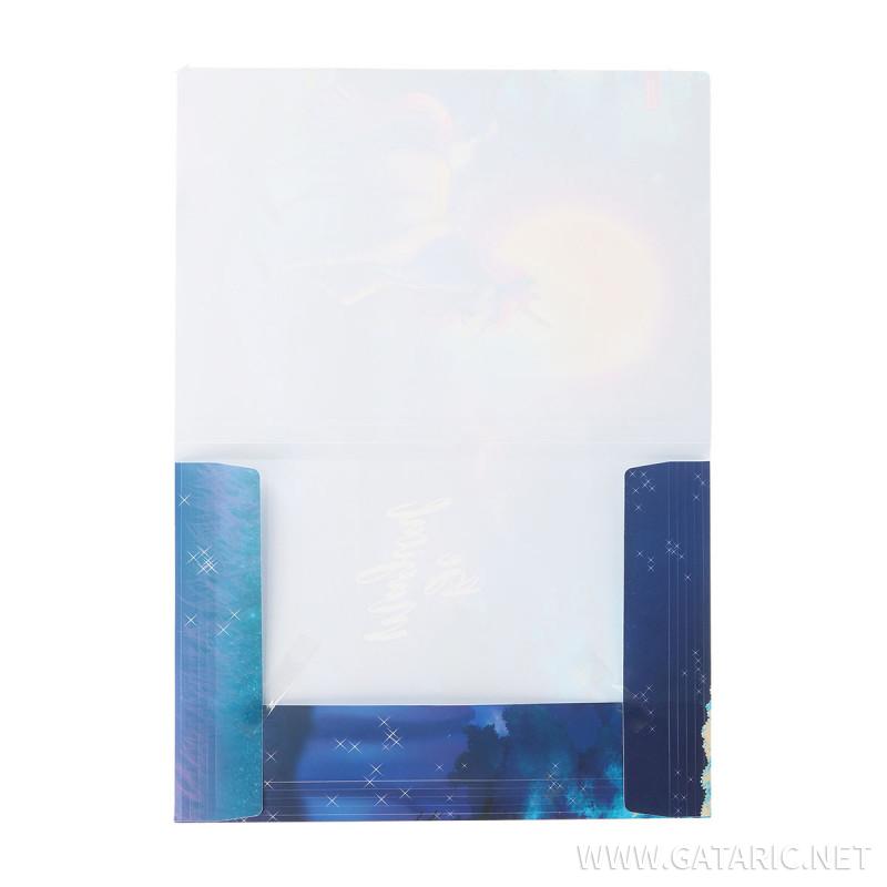 Document File with elastic band, PVC A3