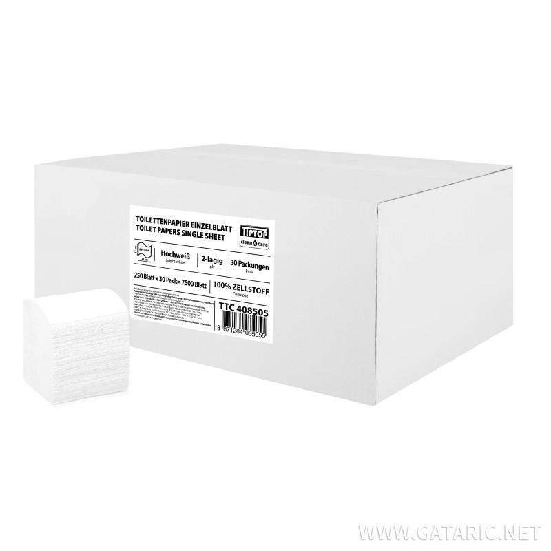 Toilet paper single sheet
