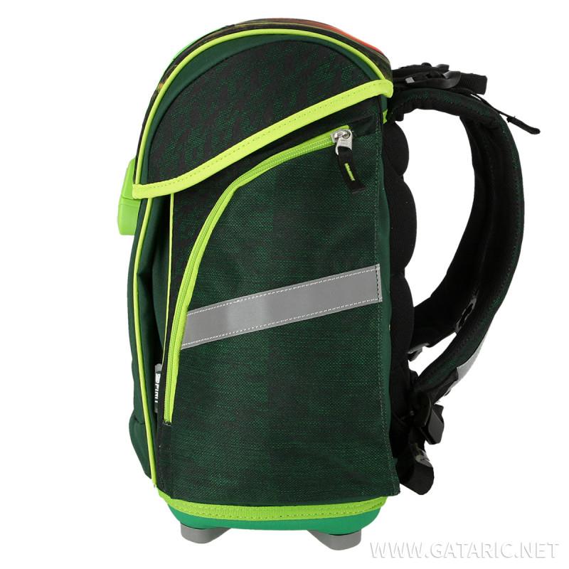 School bag set ''T-REX'' NEW START 3D 5-Pcs (LED buckle) 