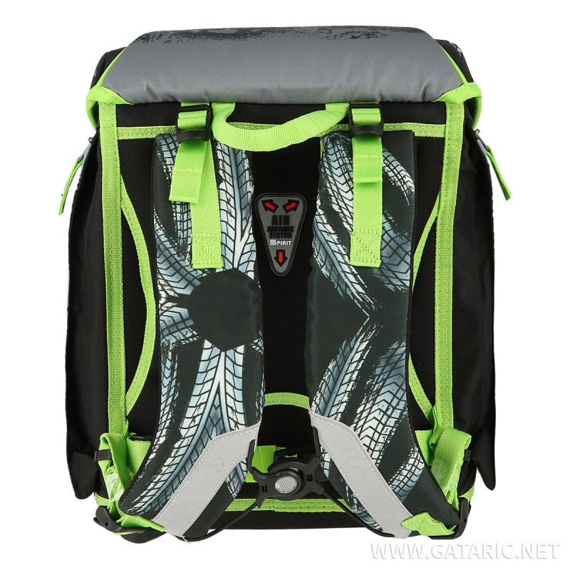 School bag set 'MONSTER TRUCK'' NEW START 5-Pcs (LED buckle) 