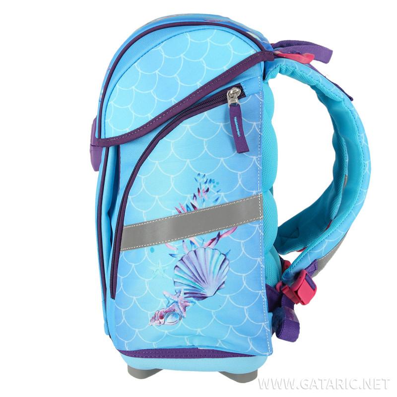 School bag set ''MERMAID'' NEW START 5-Pcs (LED buckle) 