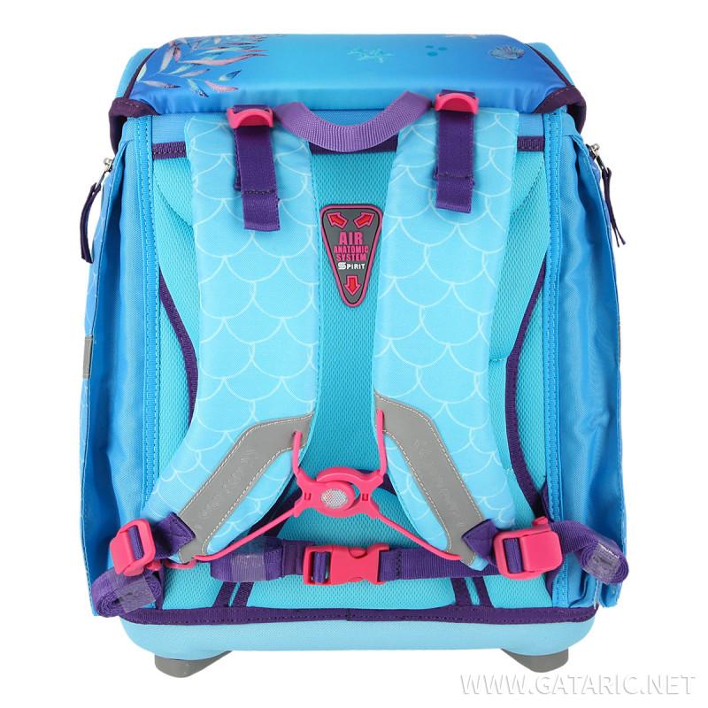 School bag set ''MERMAID'' NEW START 5-Pcs (LED buckle) 