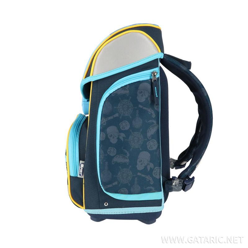 School bag set ''PIRATES'' MAXX 5-Pcs (LED buckle) 