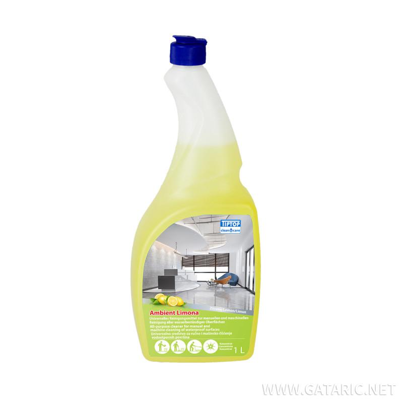 Univerzalno sredstvo za čišćenje vodootpornih površina Ambient Limona 1L 
