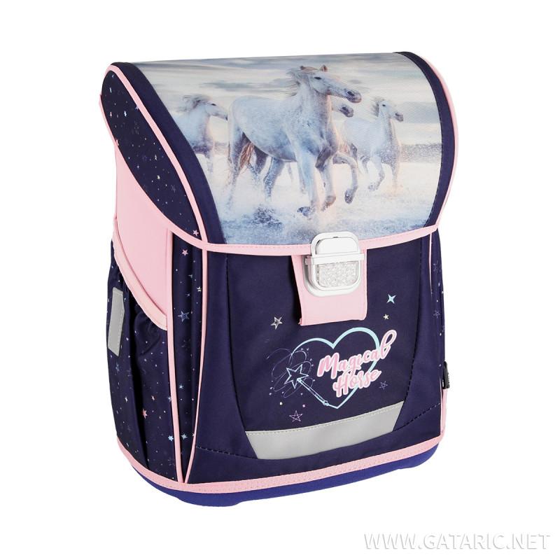 School bag set ''MAGICAL HORSE'' COOL 4-Pcs (Metal buckle) 