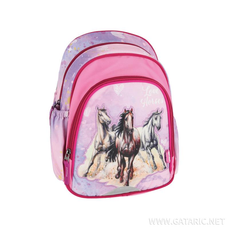 Vorschulrucksack “LOVE PFERD“ (UNO Kollektion) 