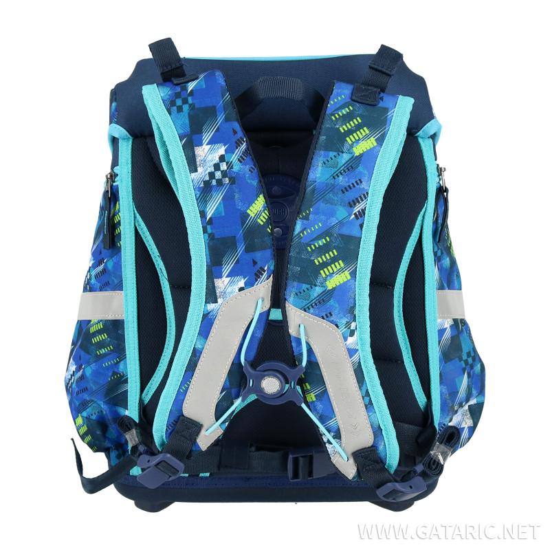 Torba set ''FOOTBALL BLUE'' SMART PREMIUM 5-delova (LED kopča) 