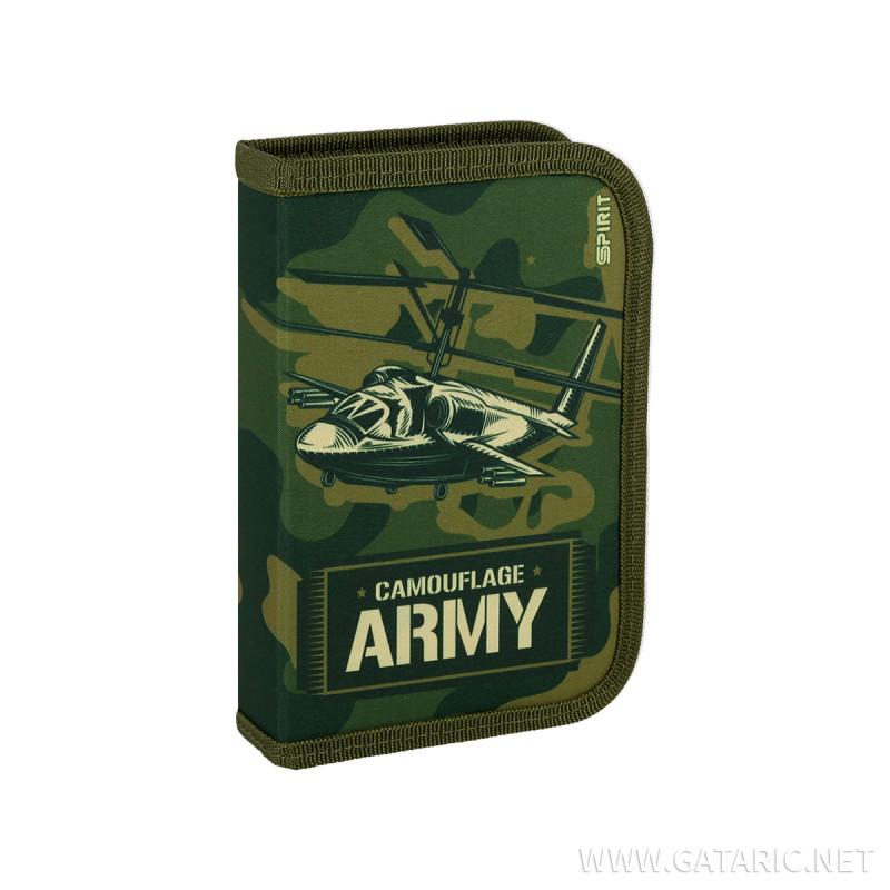 Pencil case ''ARMY'', 1-Zipper 