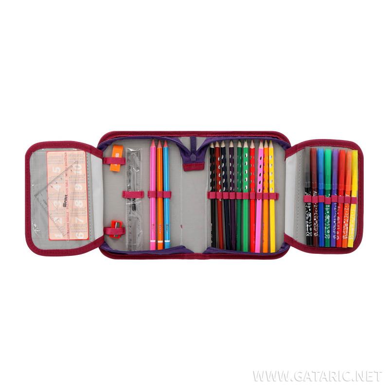 Pencil case ''DIZZY MONSTER'', 1-Zipper