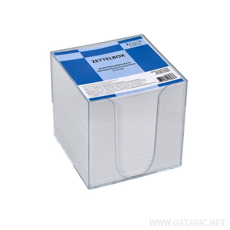 Kocka Blok u PVC Držaču, 90x90x90mm 