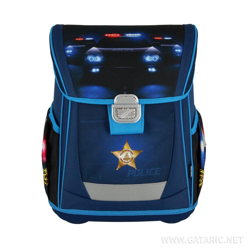 School bag set ''POLICE'' COOL 4-Pcs (Metal buckle) 