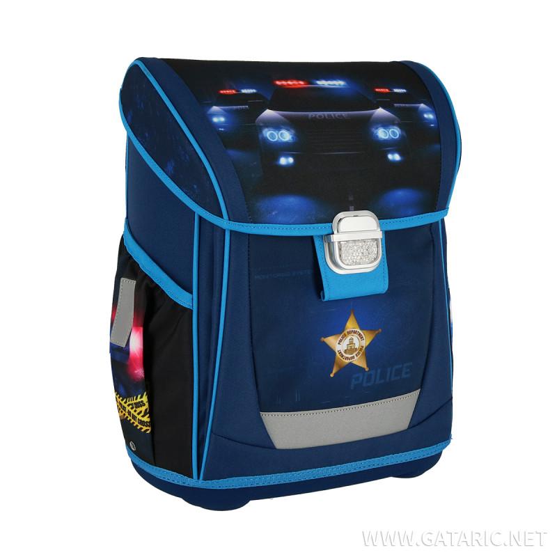 School bag set ''POLICE'' COOL 4-Pcs (Metal buckle) 