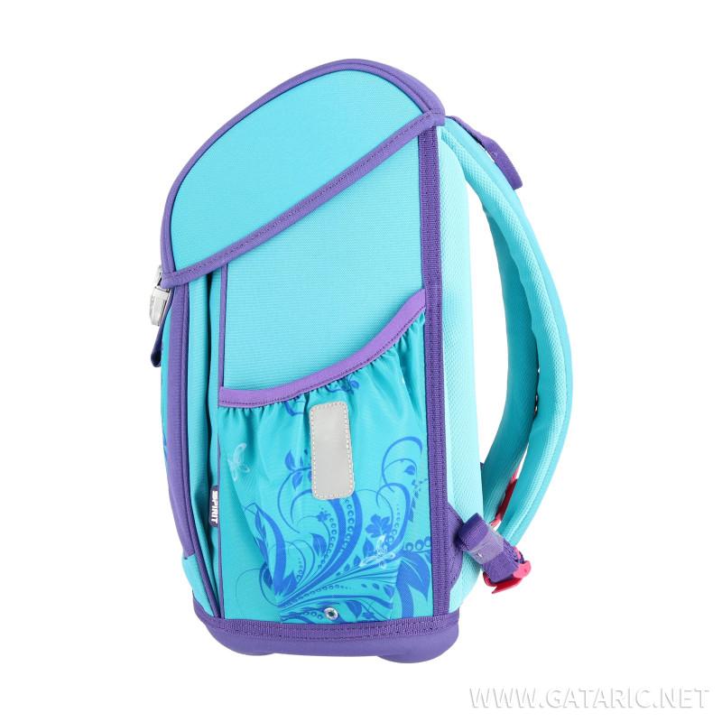 School bag set ''BLUE BUTTERFLY'' COOL 4-Pcs (Metal buckle) 