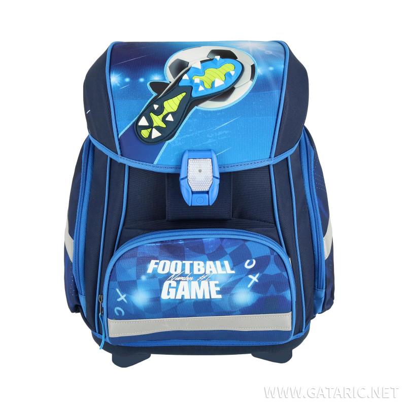 School bag set ''FOOTBALL GAME 3D'' SMART 5-pcs (LED buckle) 